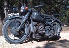 1940 BMW R-71 Luftwaffe bike